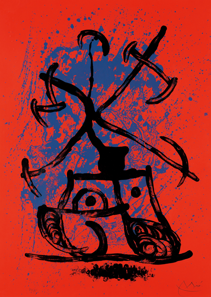  胡安·米罗 Joan Miró ——红色的舞女